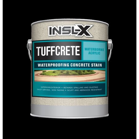 INSL-X BY BENJAMIN MOORE Insl-X TuffCrete Gray Pearl Water-Based Acrylic Waterproofing Concrete Stain 1 gal CST2308099-01